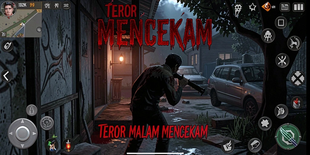 Screenshot menampilkan momen mencekam dalam gameplay 33ZK.