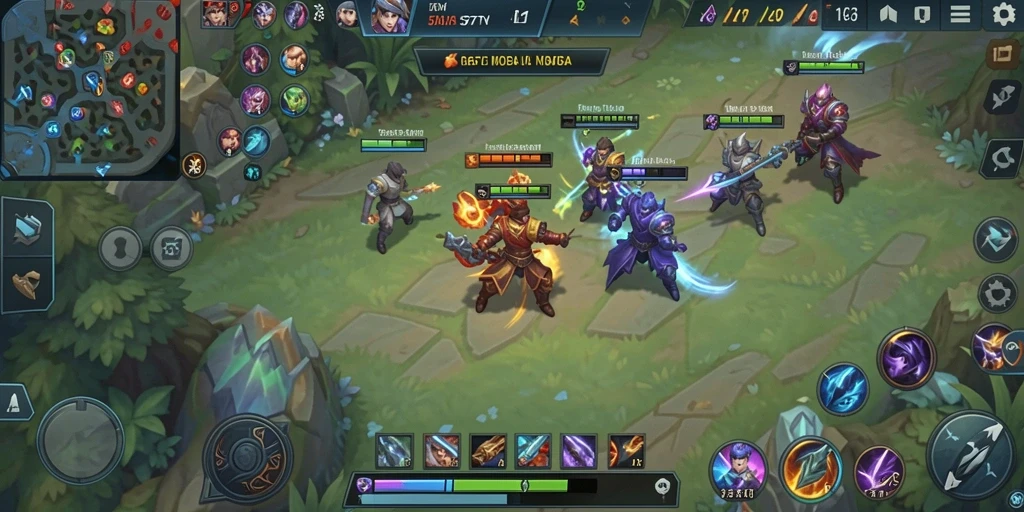 Screenshot gameplay 567TV menampilkan aksi pertarungan yang mendebarkan.
