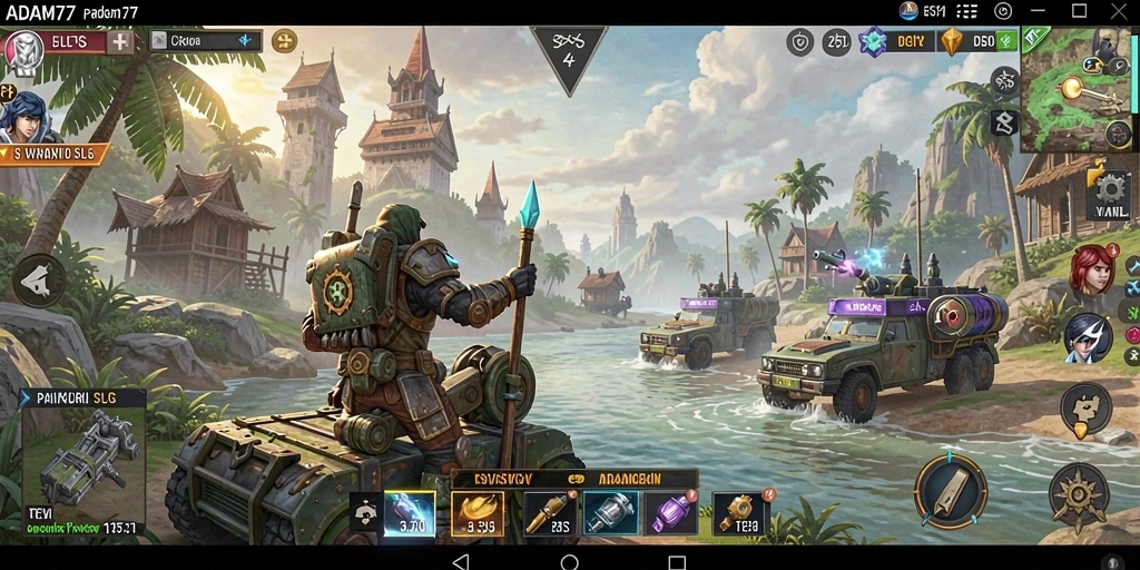 Gameplay seru dengan berbagai strategi di ADAM77.