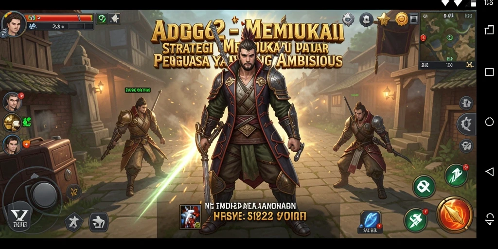 Screenshot gameplay ADG62 menampilkan aksi pertempuran yang mendebarkan.