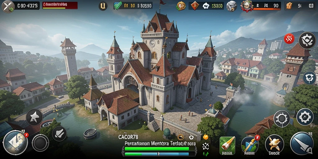 Gameplay intens menara pertahanan dari CACOR78 dengan grafis menarik.