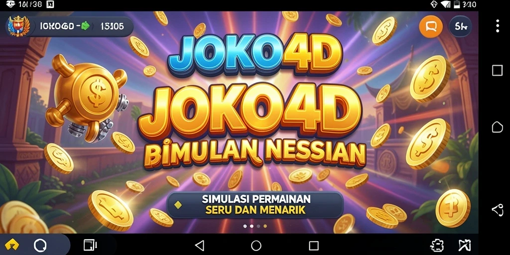 Tangkapan layar JOKO4D menampilkan gameplay simulasi yang menarik dan interaktif.