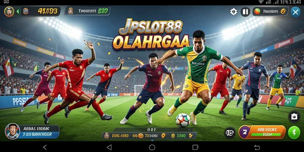 Tampilan dinamis dan seru dari gameplay olahraga JPSLOT88.