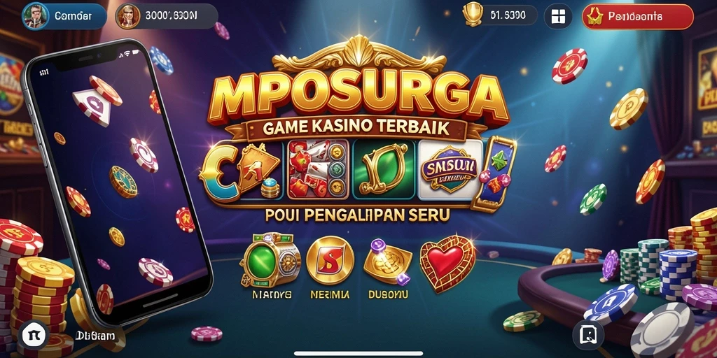Screenshot gameplay MPOSURGA yang menampilkan keseruan permainan Kasino.