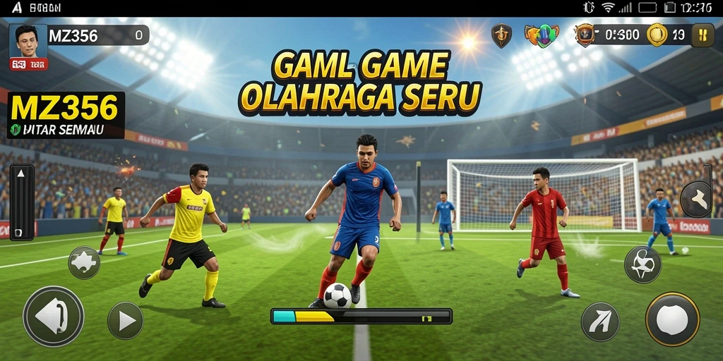 Gameplay seru dalam MZ356, nikmati berbagai cabang olahraga.