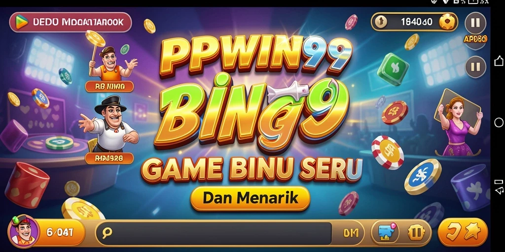 Tampilan gameplay seru dari PPWIN99 Bingo yang penuh warna.