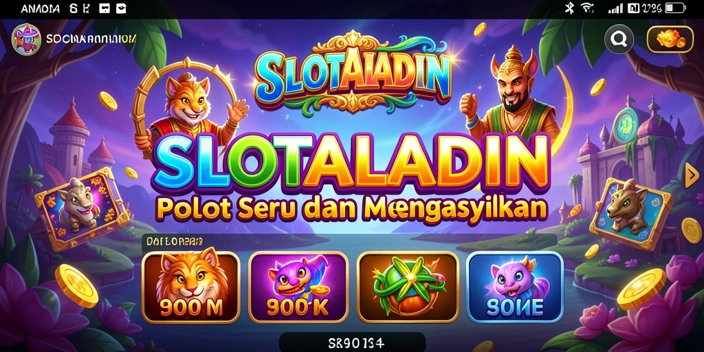 Gameplay SLOTALADIN yang seru dan menegangkan.