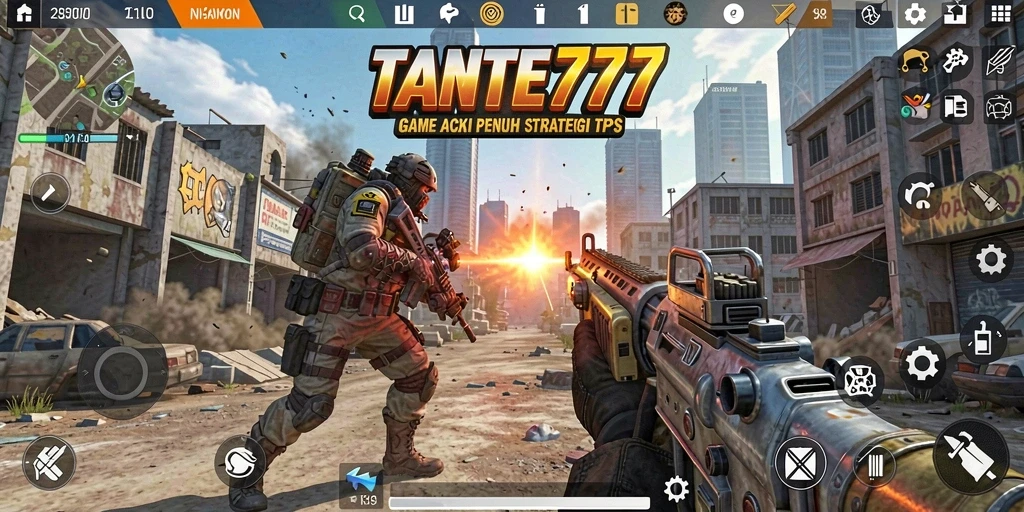 Tampilan gameplay TANTE777 yang mendebarkan dan seru.