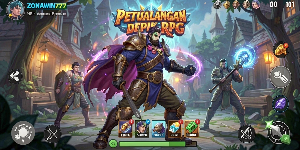 Tampilan gameplay ZONAWIN777 yang mengasyikkan dan penuh aksi.
